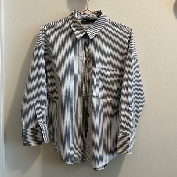 ZARA Stripe Shirt - Picture 1 of 2